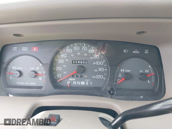 2004 Mercury Grand Marquis LS Premium z VIN 2MEFM75W04X678032, wystawiony jako IAAI lot #42341419 z przebiegiem 114 502 mil mil oraz . Historia ofert i sprzedaży dostępna na DreamBid. Obrazek 7.