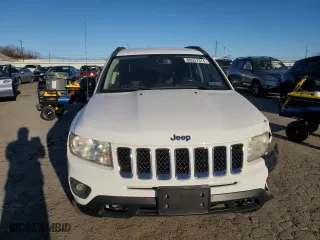 2012 Jeep Compass Latitude with VIN 1C4NJDEB1CD621748, listed as a Copart auction lot 80527374 with 0 mi miles and Salvage Title. Bid and sale history available at carsss.com. Image 5.