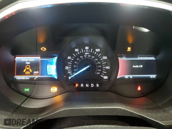 2019 Ford Edge Titanium with VIN 2FMPK4K92KBC17736, listed as a Copart auction lot 52619465 with 53,436 mi miles and Salvage Title. Bid and sale history available at carsss.com. Image 9.