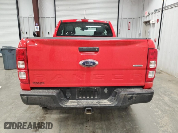 2020 Ford Ranger XL with VIN 1FTER1FH0LLA18810, listed as a Copart auction lot 52745455 with 45,885 mi miles and Salvage title. Bid and sale history available at DreamBid. Image 6.