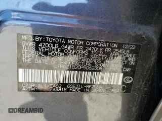 2023 Lexus IS with VIN JTHGZ1B20P5062308, listed as a Copart auction lot 47657725 with 33,514 mi miles and Salvage Title. Bid and sale history available at carsss.com. Image 14.