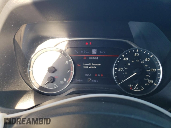 2021 Nissan Titan SV with VIN 1N6AA1EF0MN512559, listed as a Copart auction lot 49792125 with 31,203 mi miles and Salvage Title. Bid and sale history available at DreamBid. Image 9.
