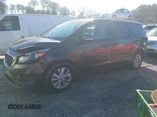 2018 Kia Sedona LX with VIN KNDMB5C15J6399953, listed as a IAAI auction lot 41472282 with 157,552 mi miles. Bid and sale history available at carsss.com. Image 14.