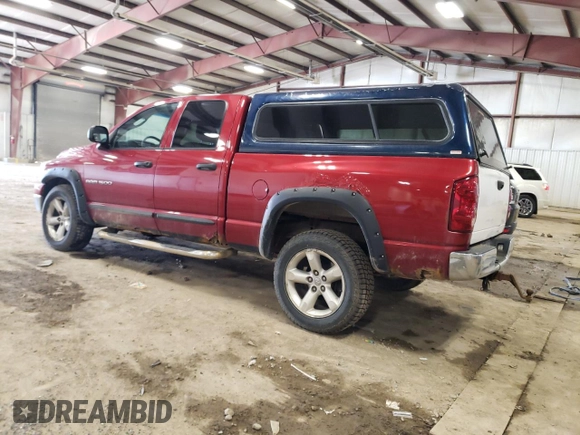 2007 Dodge 1500 Laramie with VIN 1D7HU18207S183648, listed as a Copart auction lot 52129055 with 257,764 mi miles and Clean Title. Bid and sale history available at carsss.com. Image 2.