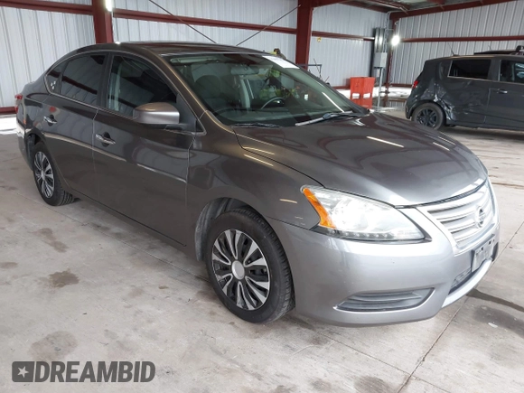 2015 Nissan Sentra S with VIN 3N1AB7AP9FY256920, listed as a IAAI auction lot 41491292 with 163,404 mi miles and . Bid and sale history available at DreamBid. Image 1.