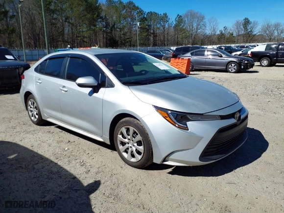 2024 Toyota Corolla LE with VIN 5YFB4MDE6RP228565, listed as a IAAI auction lot 41700209 with 12,505 mi miles. Bid and sale history available at carsss.com. Image 1.