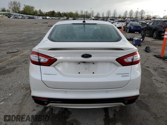 2014 Ford Fusion Titanium with VIN 3FA6P0K91ER175369, listed as a Copart auction lot 52741835 with 134,138 mi miles and Salvage Title. Bid and sale history available at carsss.com. Image 6.