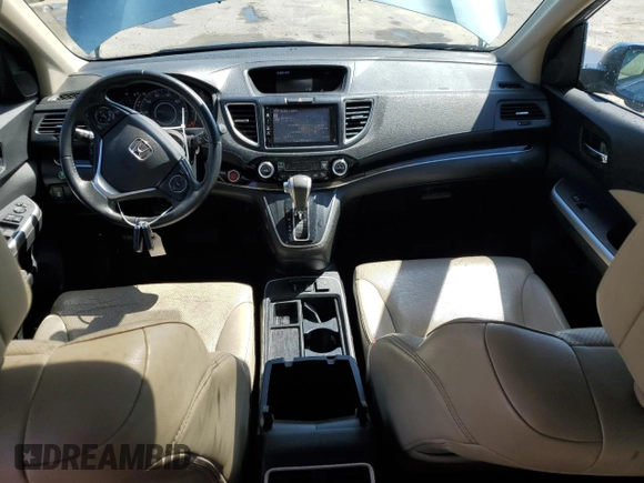 2015 Honda CR-V EX-L with VIN 2HKRM3H76FH531861, listed as a Copart auction lot 47818455 with 182,543 mi miles and Salvage Title. Bid and sale history available at DreamBid. Image 8.