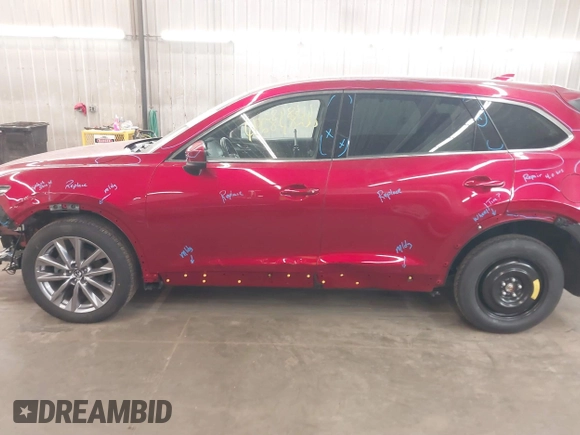 2023 Mazda CX-9 Carbon Edition with VIN JM3TCBDY2P0633133, listed as a IAAI auction lot 41684820 with 23,739 mi miles and . Bid and sale history available at carsss.com. Image 18.