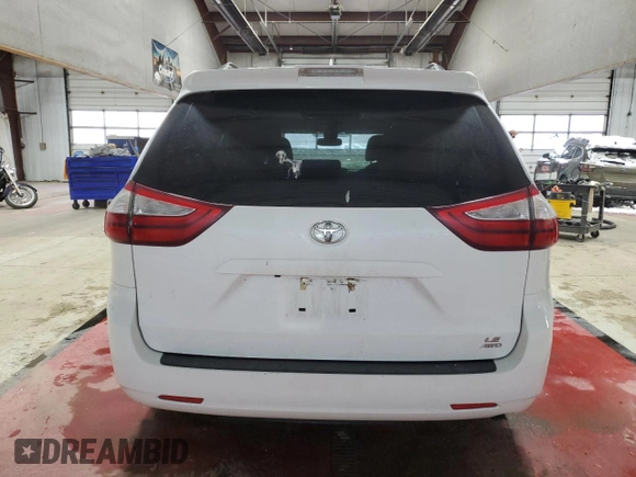 2019 Toyota Sienna LE with VIN 5TDJZ3DC0KS219184, listed as a Copart auction lot 88026925 with 127,430 mi miles and Salvage Title. Bid and sale history available at carsss.com. Image 6.