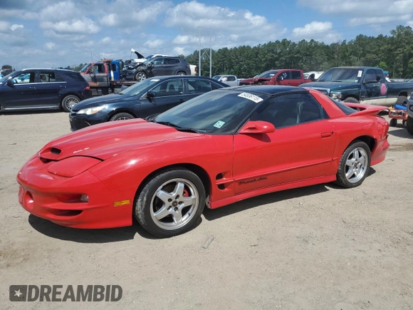 2001 Pontiac Firebird Formula with VIN 2G2FV22G612132427, listed as a Copart auction lot 54536115 with 106,441 mi miles and Salvage title. Bid and sale history available at DreamBid. Image 1.