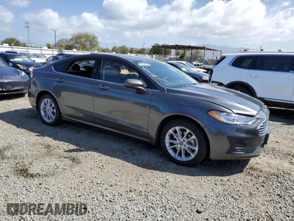 2020 Ford Fusion SE with VIN 3FA6P0LU0LR265614, listed as a Copart auction lot 49718805 with 96,319 mi miles and Salvage Title. Bid and sale history available at carsss.com. Image 4.