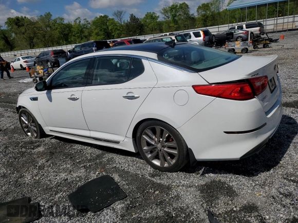 2014 Kia Optima SXL Turbo with VIN 5XXGR4A68EG348780, listed as a Copart auction lot 52010725 with 186,132 mi miles and Clean title. Bid and sale history available at DreamBid. Image 2.