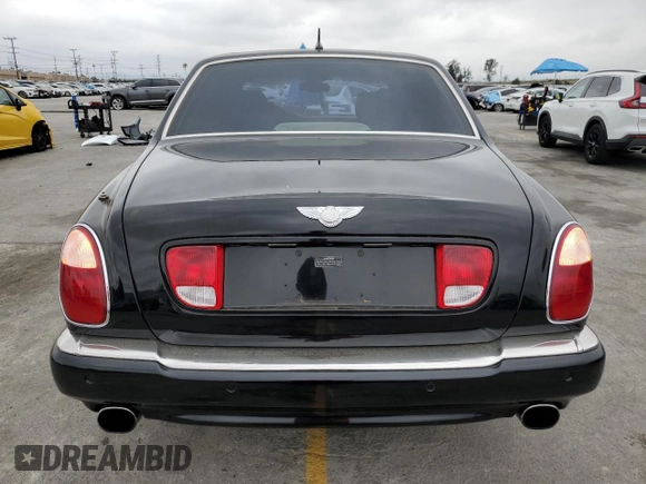 2005 Bentley Arnage R with VIN SCBLC37F95CX10586, listed as a Copart auction lot 55852485 with 38,584 mi miles and Salvage Title. Bid and sale history available at DreamBid. Image 6.