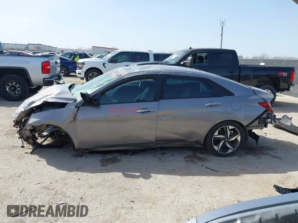 2023 Hyundai Elantra SEL with VIN KMHLS4AGXPU561251, listed as a IAAI auction lot 41752907 with Not Provided miles and . Bid and sale history available at DreamBid. Image 14.