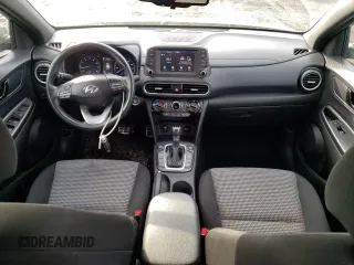 2021 Hyundai Kona Night Edition with VIN KM8K6CA52MU698334, listed as a Copart auction lot 46312635 with 56,870 mi miles and Salvage Title. Bid and sale history available at DreamBid. Image 8.