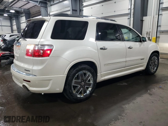2012 GMC Acadia Denali with VIN 1GKKVTEDXCJ321280, listed as a Copart auction lot 56870675 with 172,951 mi miles and Salvage title. Bid and sale history available at DreamBid. Image 3.