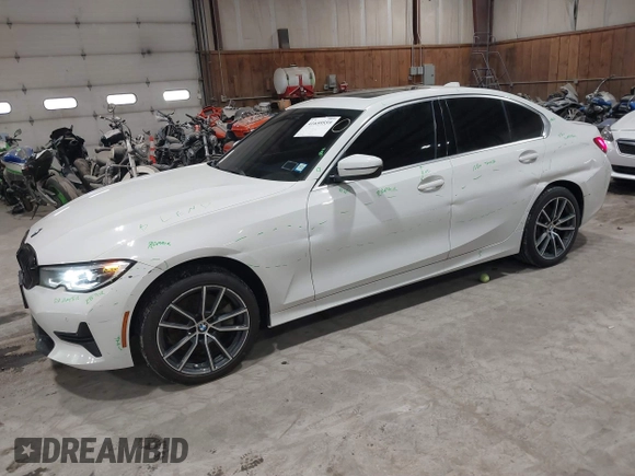 2020 BMW 3 Series 330i xDrive with VIN 3MW5R7J06L8B17690, listed as a IAAI auction lot 41659559 with 74,357 mi miles. Bid and sale history available at carsss.com. Image 20.
