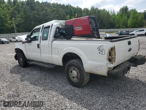 2011 Ford F-250 XL with VIN 1FT7X2B69BEA69623, listed as a Copart auction lot 55387695 with Not provided miles and Salvage title. Bid and sale history available at DreamBid. Image 2.