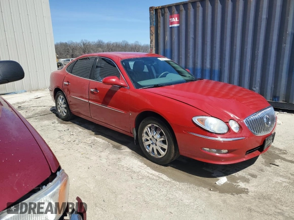 2008 Buick LaCrosse CXL with VIN 2G4WD582381135731, listed as a Copart auction lot 52861585 with 108,312 mi miles and Non Repairable. Bid and sale history available at carsss.com. Image 4.