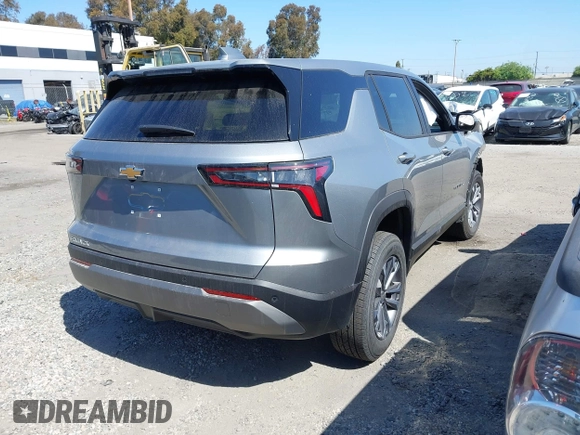 2025 Chevrolet Equinox FWD LT with VIN 3GNAXHEGXSL252744, listed as a IAAI auction lot 41954865 with 2,715 mi miles and . Bid and sale history available at DreamBid. Image 4.
