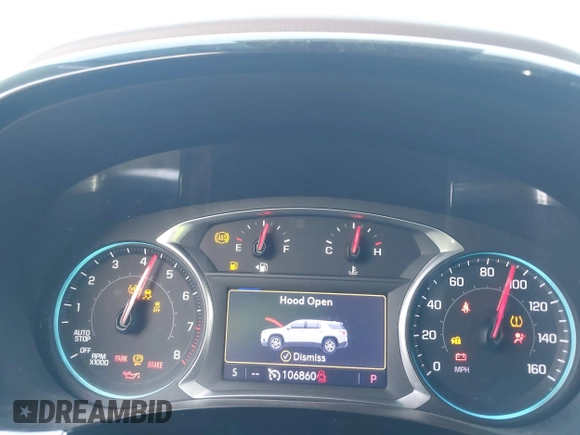 2020 Chevrolet Traverse LT Cloth with VIN 1GNERGKW5LJ135311, listed as a IAAI auction lot 42638602 with 106,860 mi miles and . Bid and sale history available at DreamBid. Image 7.