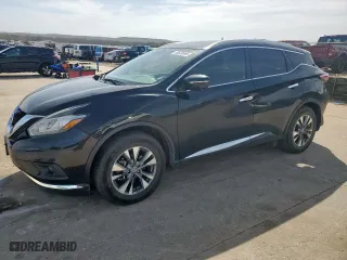 2015 Nissan Murano SL with VIN 5N1AZ2MG2FN257939, listed as a Copart auction lot 49538995 with 47,135 mi miles and Salvage Title. Bid and sale history available at carsss.com. Image 1.