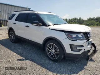 2017 Ford Explorer Sport z VIN 1FM5K8GT1HGE19956, wystawiony jako Copart lot #62707955 z przebiegiem 111 727 mil mil oraz Szkoda całkowita • Salvage title. Historia ofert i sprzedaży dostępna na DreamBid. Obrazek 4.