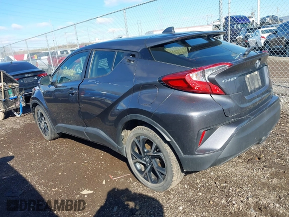 2019 Toyota C-HR XLE with VIN JTNKHMBX4K1048614, listed as a IAAI auction lot 41800696 with 78,191 mi miles. Bid and sale history available at carsss.com. Image 3.
