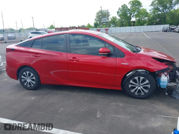 2021 Toyota Prius LE with VIN JTDL9MFU0M3029880, listed as a IAAI auction lot 42450003 with 91,558 mi miles and . Bid and sale history available at DreamBid. Image 13.