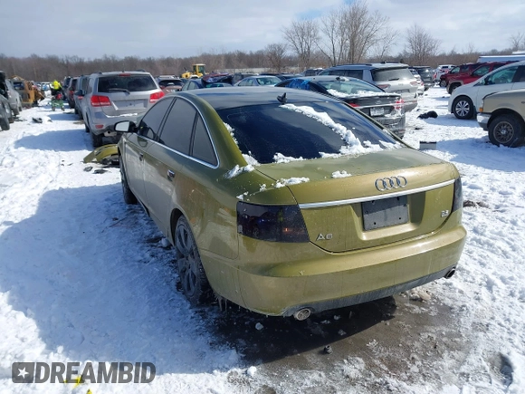 2007 Audi A6 3.2L with VIN WAUDH74F87N075637, listed as a IAAI auction lot 41563874 with 174,779 mi miles. Bid and sale history available at carsss.com. Image 3.