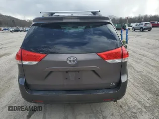 2013 Toyota Sienna LE with VIN 5TDJK3DC9DS049835, listed as a Copart auction lot 50338875 with 209,185 mi miles and Salvage Title. Bid and sale history available at carsss.com. Image 6.