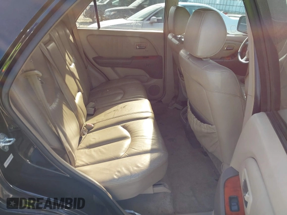 2002 Lexus RX 300 with VIN JTJGF10U220148916, listed as a IAAI auction lot 40937881 with 217,533 mi miles and . Bid and sale history available at DreamBid. Image 8.