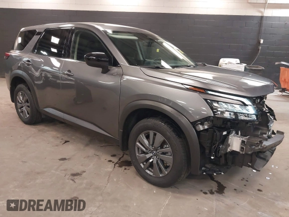 2024 Nissan Pathfinder S with VIN 5N1DR3AC8RC296622, listed as a IAAI auction lot 42288996 with 8,791 mi miles and . Bid and sale history available at DreamBid. Image 1.