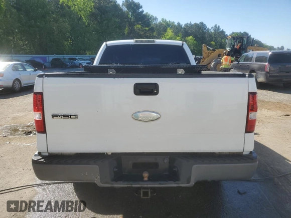2007 Ford F-150 STX with VIN 1FTRX12W37NA05703, listed as a Copart auction lot 51927885 with 206,593 mi miles and Salvage Title. Bid and sale history available at DreamBid. Image 6.