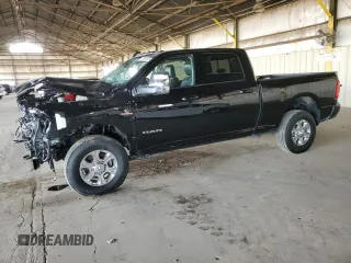2023 Ram 2500 Laramie with VIN 3C6UR5FL4PG580565, listed as a Copart auction lot 42385155 with 13,939 mi miles and Salvage Title. Bid and sale history available at carsss.com. Image 1.