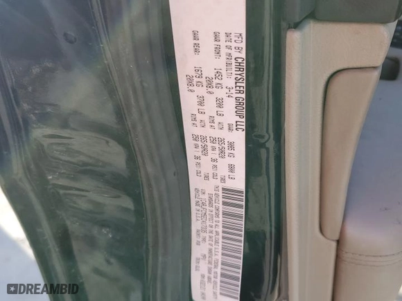 2014 Jeep Grand Cherokee Overland with VIN 1C4RJFCM5EC417335, listed as a Copart auction lot 87300714 with 0 mi miles and Salvage Title. Bid and sale history available at carsss.com. Image 15.