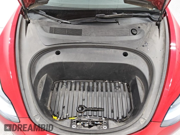 2023 Tesla Model 3 with VIN 5YJ3E1EA3PF452543, listed as a Copart auction lot 55481425 with 97,399 mi miles and Clean Title. Bid and sale history available at DreamBid. Image 11.