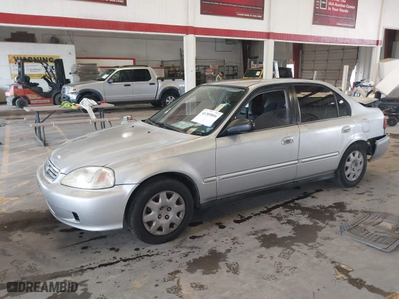 2000 Honda Civic VP with VIN 2HGEJ6614YH524394, listed as a IAAI auction lot 41709806 with 205,197 mi miles. Bid and sale history available at carsss.com. Image 17.