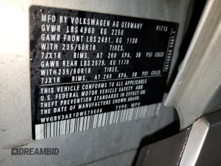 2013 Volkswagen Tiguan SE z VIN WVGBV3AX1DW579506, wystawiony jako Copart lot #52719575 z przebiegiem 163 471 mil mil oraz Szkoda całkowita • Salvage title. Historia ofert i sprzedaży dostępna na DreamBid. Obrazek 15.