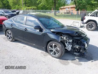 2020 Nissan Sentra SV z VIN 3N1AB8CVXLY221851, wystawiony jako IAAI lot #42110757 z przebiegiem 67 173 mil mil oraz . Historia ofert i sprzedaży dostępna na DreamBid. Obrazek 1.