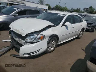 2015 Chevrolet Impala LS z VIN 2G1WA5E38F1124725, wystawiony jako Copart lot #66021305 z przebiegiem 114 419 mil mil oraz Nie do naprawy • Non repairable. Historia ofert i sprzedaży dostępna na DreamBid. Obrazek 1.