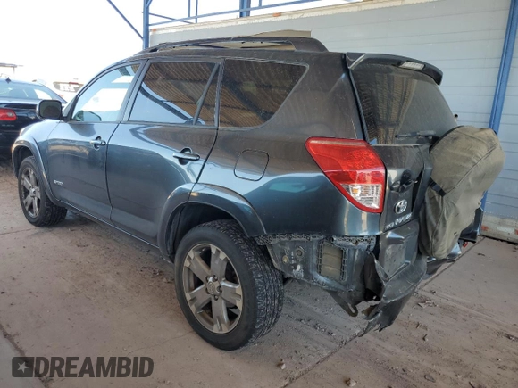 2008 Toyota RAV4 Sport with VIN JTMZK32V686015171, listed as a Copart auction lot 56194485 with 167,889 mi miles and Salvage title. Bid and sale history available at DreamBid. Image 2.