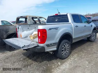 2019 Ford Ranger XL with VIN 1FTER4FH3KLA66026, listed as a IAAI auction lot 41679516 with 35,761 mi miles. Bid and sale history available at carsss.com. Image 4.