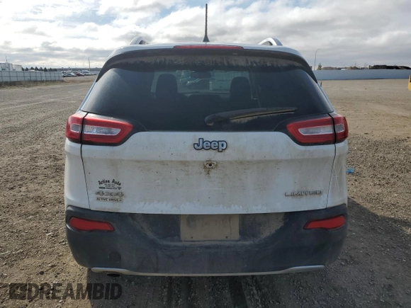 2016 Jeep Cherokee Limited with VIN 1C4PJMDB2GW279666, listed as a Copart auction lot 53341855 with 124,288 mi miles and Salvage title. Bid and sale history available at DreamBid. Image 6.