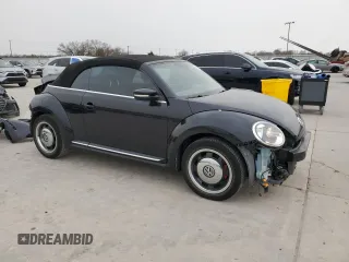 2013 Volkswagen Beetle with VIN 3VW867AT3DM813299, listed as a Copart auction lot 48346325 with 72,611 mi miles and Salvage Title. Bid and sale history available at DreamBid. Image 4.