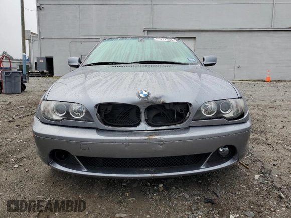 2005 BMW 3 Series 325Ci with VIN WBABW33425PL36431, listed as a Copart auction lot 55774905 with 82,530 mi miles and Salvage title. Bid and sale history available at DreamBid. Image 5.