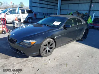 2007 BMW 6 Series 650i with VIN WBAEK13507CN84354, listed as a IAAI auction lot 41604376 with 97,956 mi miles. Bid and sale history available at carsss.com. Image 20.