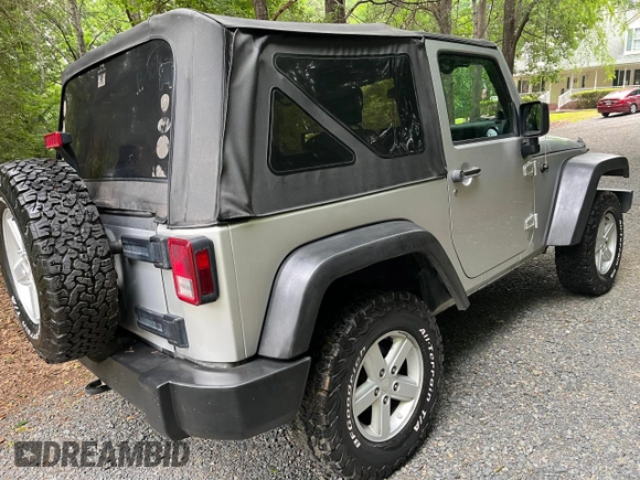 2007 Jeep Wrangler X with VIN 1J4FA24187L143478, listed as a Copart auction lot 63925105 with 138,917 mi miles and Clean title. Bid and sale history available at DreamBid. Image 4.
