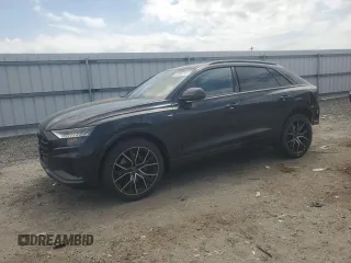2023 Audi Q8 Premium Plus z VIN WA1EVBF19PD023387, wystawiony jako Copart lot #53536155 z przebiegiem 26 483 mil mil oraz Szkoda całkowita • Salvage title. Historia ofert i sprzedaży dostępna na DreamBid. Obrazek 1.